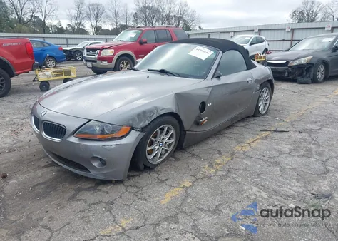 2003 BMW Z4 2.5I из США, поврежденный, VIN 4USBT33433LR62032